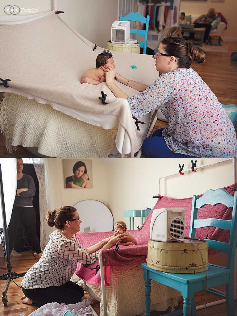 Philadelphia Studio Newborn Session with PA Newborn Photographer
